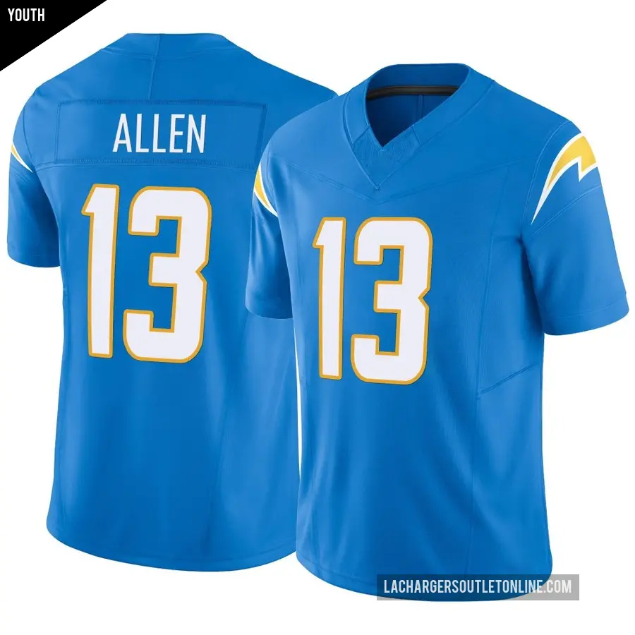 Youth Los Angeles Chargers ＃13 Keenan Allen Blue Limited Powder Vapor F.U.S.E. Jersey