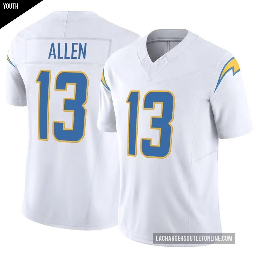 Youth Los Angeles Chargers ＃13 Keenan Allen White Limited Vapor F.U.S.E. Jersey